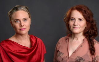 Från vänster: Anx Kupiainen och Sahar Burhan. Foto: Niclas Fasth.